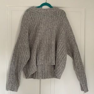 Gray, Wool American Eagle Sweater